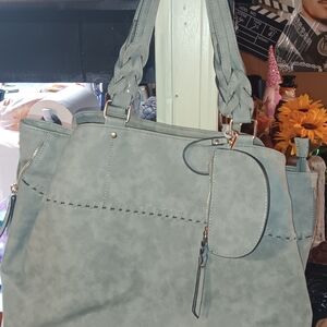 Elegant Blue Handbag